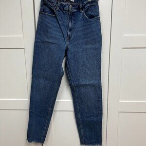 Abercrombie & Fitch Ultra High Rise 90s Straight Jean Medium Raw Hem